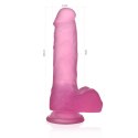 7"" Jelly Studs Crystal Dildo Medium Pink 7"" Jelly Studs Crystal Dildo Medium Pink