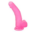 8"" Jelly Studs Crystal Dildo Large Pink 8"" Jelly Studs Crystal Dildo Large Pink