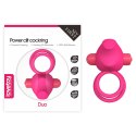 Power Clit Duo Silicone Cockring Pink Power Clit Duo Silicone Cockring Pink