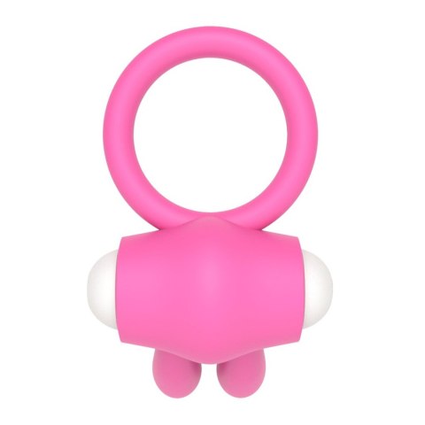 Power Clit Silicone Cockring Pink Power Clit Silicone Cockring Pink