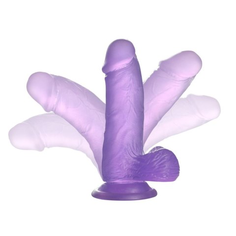 6"" Jelly Studs Crystal Dildo Small Purple 6"" Jelly Studs Crystal Dildo Small Purple