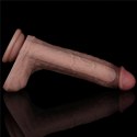 8.5'' Dual Layered Silicone Cock