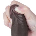 8'' Sliding Skin Dual Layer Dong Black 8'' Sliding Skin Dual Layer Dong Black