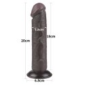 8'' Sliding Skin Dual Layer Dong Black 8'' Sliding Skin Dual Layer Dong Black