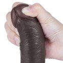 8'' Sliding Skin Dual Layer Dong Black 8'' Sliding Skin Dual Layer Dong Black