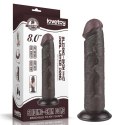 8'' Sliding Skin Dual Layer Dong Black 8'' Sliding Skin Dual Layer Dong Black
