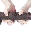 9.0'' Sliding Skin Dual Layer Dong - Black 9.0'' Sliding Skin Dual Layer Dong - Black