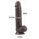 9.0'' Sliding Skin Dual Layer Dong - Black 9.0'' Sliding Skin Dual Layer Dong - Black