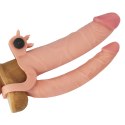 Add 1"" Pleasure X Tender Vibrating Double Penis Sleeve Add 1"" Pleasure X Tender Vibrating Double Penis Sleeve