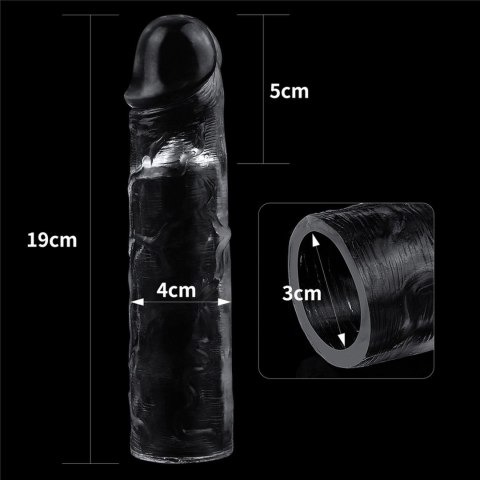 Flawless Clear Penis Sleeve Add 2'' Flawless Clear Penis Sleeve Add 2''