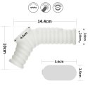 Vibrating Wave Knights Ring with Scrotum Sleeve (White) Vibrating Wave Knights Ring with Scrotum Sleeve (White)