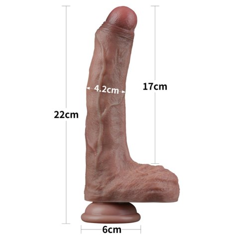 8.5'' Dual Layered Silicone Cock 8.5'' Dual Layered Silicone Cock