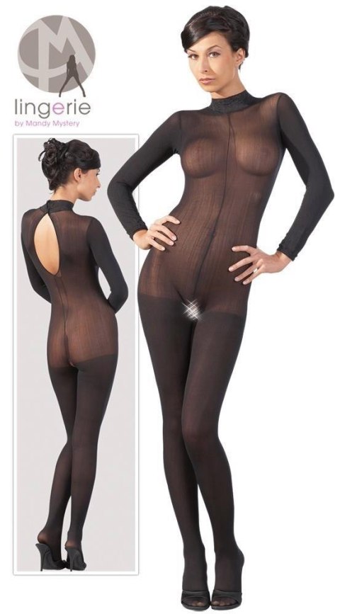 Catsuit with Lace Collar S/M Catsuit with Lace Collar S/M