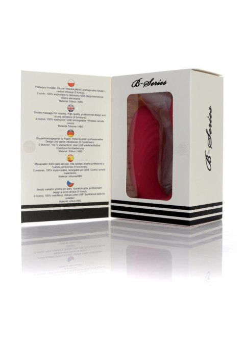 Stymulator - Massager Dual Vibrator USB 5 Functions / Remote Control Stymulator - Massager Dual Vibrator USB 5 Functions / Remote Control