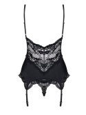Bielizna-810-COR-1 gorset i stringi czarny S/M Bielizna-810-COR-1 gorset i stringi czarny S/M