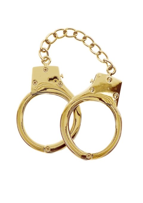 Gold Plated BDSM Handcuffs Gold Gold Plated BDSM Handcuffs Gold