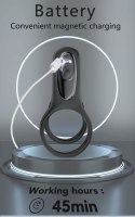 Mechao Black, 9 vibration functions Mechao Black, 9 vibration functions