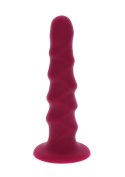 Ribbed Dong 6 Inch Red Ribbed Dong 6 Inch Red