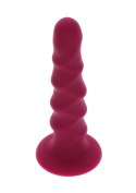 Ribbed Dong 6 Inch Red Ribbed Dong 6 Inch Red