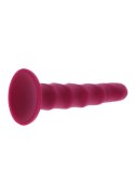 Ribbed Dong 6 Inch Red Ribbed Dong 6 Inch Red
