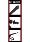 Ribbed Dong Easy-Lock 19 cm Black Ribbed Dong Easy-Lock 19 cm Black