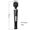 Stymulator-Magic Massager Wand Cable 110-240V Purple 10 Function Stymulator-Magic Massager Wand Cable 110-240V Purple 10 Function