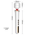Stymulator-Massager Super Powerful USB White 10 Function Stymulator-Massager Super Powerful USB White 10 Function
