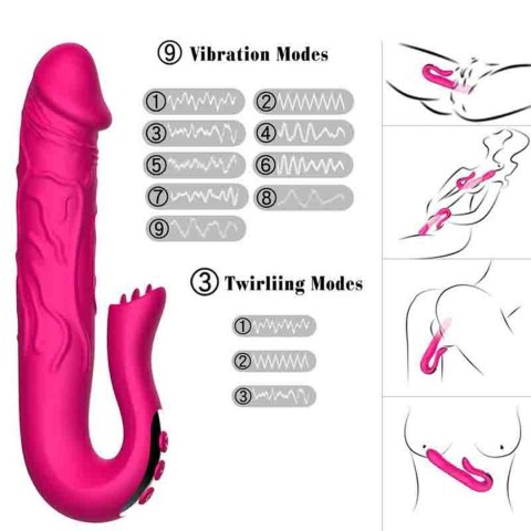 Realistic Tongue Stimulating Dildo Vibrator Realistic Tongue Stimulating Dildo Vibrator