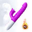 Wibrator-Silicon, Vibrator 7 Function and Heating Mode, PURPLE Wibrator-Silicon, Vibrator 7 Function and Heating Mode, PURPLE