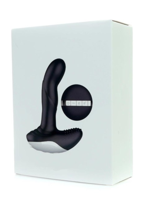Wibrator-Silicone Massager USB 7 Function + Pulsator / Heating BLACK Wibrator-Silicone Massager USB 7 Function + Pulsator / Heating BLACK