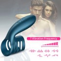 Wibrator-Silicone Ring Blue USB 7 Function Wibrator-Silicone Ring Blue USB 7 Function