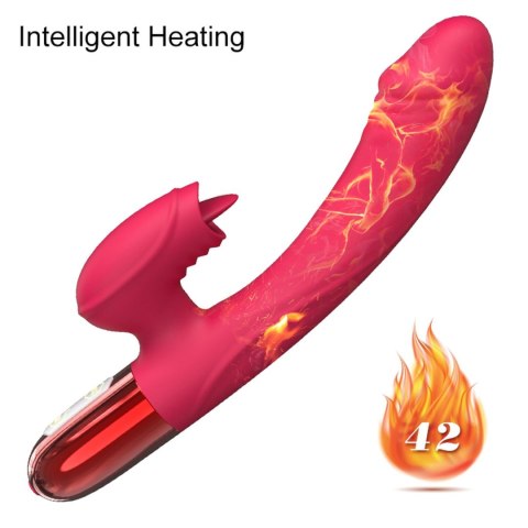 Wibrator-Silicone Vibrator USB, 10 vibration modes, Heating Wibrator-Silicone Vibrator USB, 10 vibration modes, Heating