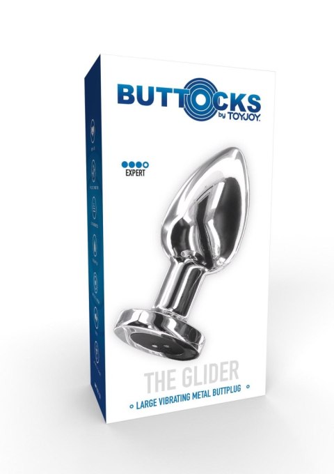 Buttplug Vibr. Large Silver Buttplug Vibr. Large Silver