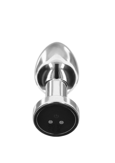 Buttplug Vibr. Medium Silver Buttplug Vibr. Medium Silver
