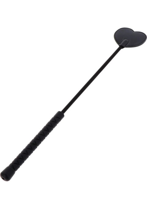 Crop Whip Heart Black