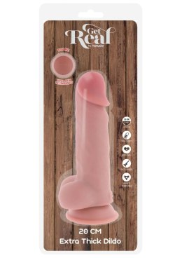 Deluxe Dual Density Thick Dildo TPE 20 cm