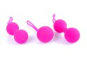 Kulki-Silicone Kegal Balls Set - Pink Kulki-Silicone Kegal Balls Set - Pink