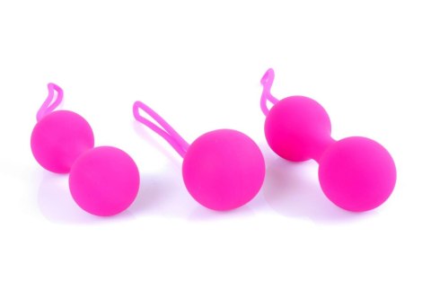 Kulki-Silicone Kegal Balls Set - Pink Kulki-Silicone Kegal Balls Set - Pink