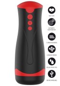 Masturbator Vibrating&Squeeze Black