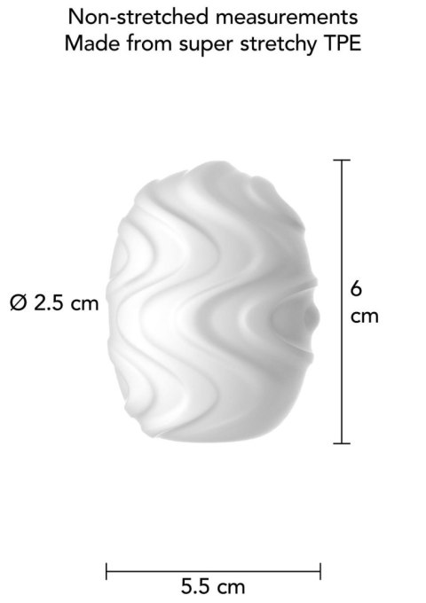 Mini Masturbator Art White