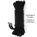 Rebellion Reign Ebony Silky Bondage Rope