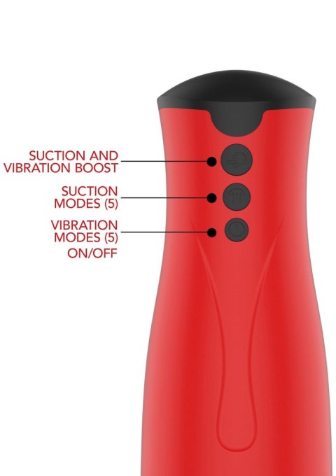 Super Suction Masturbator Red