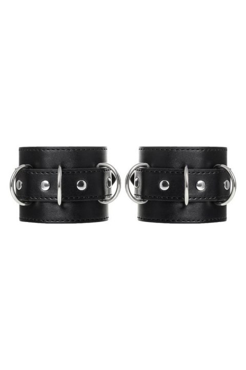 Anonymo handcuffs, PU leather, black Anonymo handcuffs, PU leather, black
