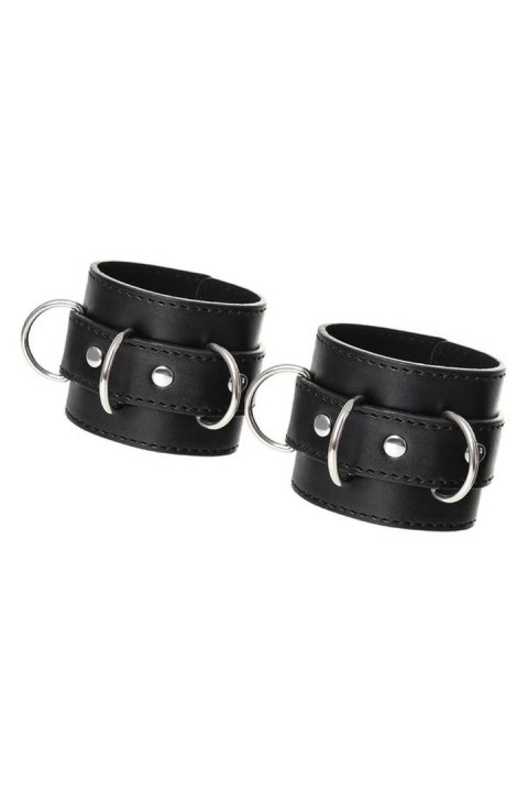 Anonymo handcuffs, PU leather, black Anonymo handcuffs, PU leather, black