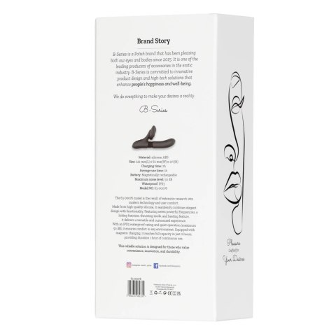 Silicone Vibrator 7 Powerful Modes - Licking,
Thrusting and Heating, Black