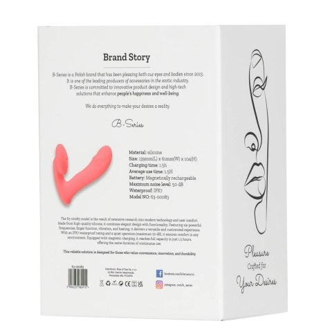 Silicone vibrator 10 vibration modes, Licking, Heating + APP control