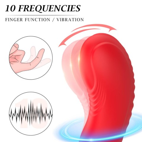 Silicone vibrator 3 speeds, 6 frequencies,
Finger function,
Heating + APP control