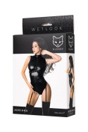 Wetlook body Adriana - black XL