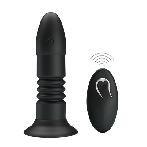 MR PLAY - VIBRATING ANAL PLUG 4 vibrations 4 thrusting Remote Control MR PLAY - VIBRATING ANAL PLUG 4 vibrations 4 thrusting Remote Control