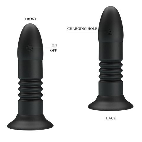 MR PLAY - VIBRATING ANAL PLUG 4 vibrations 4 thrusting Remote Control MR PLAY - VIBRATING ANAL PLUG 4 vibrations 4 thrusting Remote Control